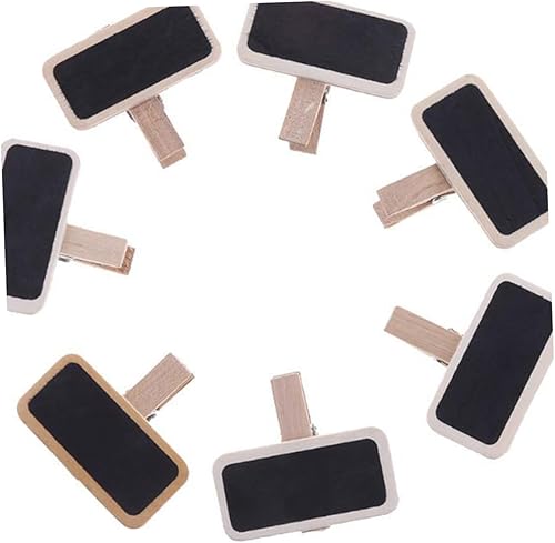 Miniatura 3 de IMIKEYA 100 Uds. Decoración de bufé de fiesta de pizarra, letreros de etiqueta de alimentos, letreros de mensajes, Pizarrones para niños, tablero de