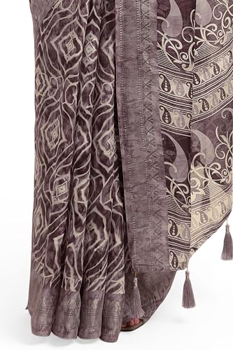Image of MIRCHI FASHION Women Saree Cotton Blend Kalamkari Printed | Comfortable Office and Regular Daily Use Sari with Unstitched Blouse Piece