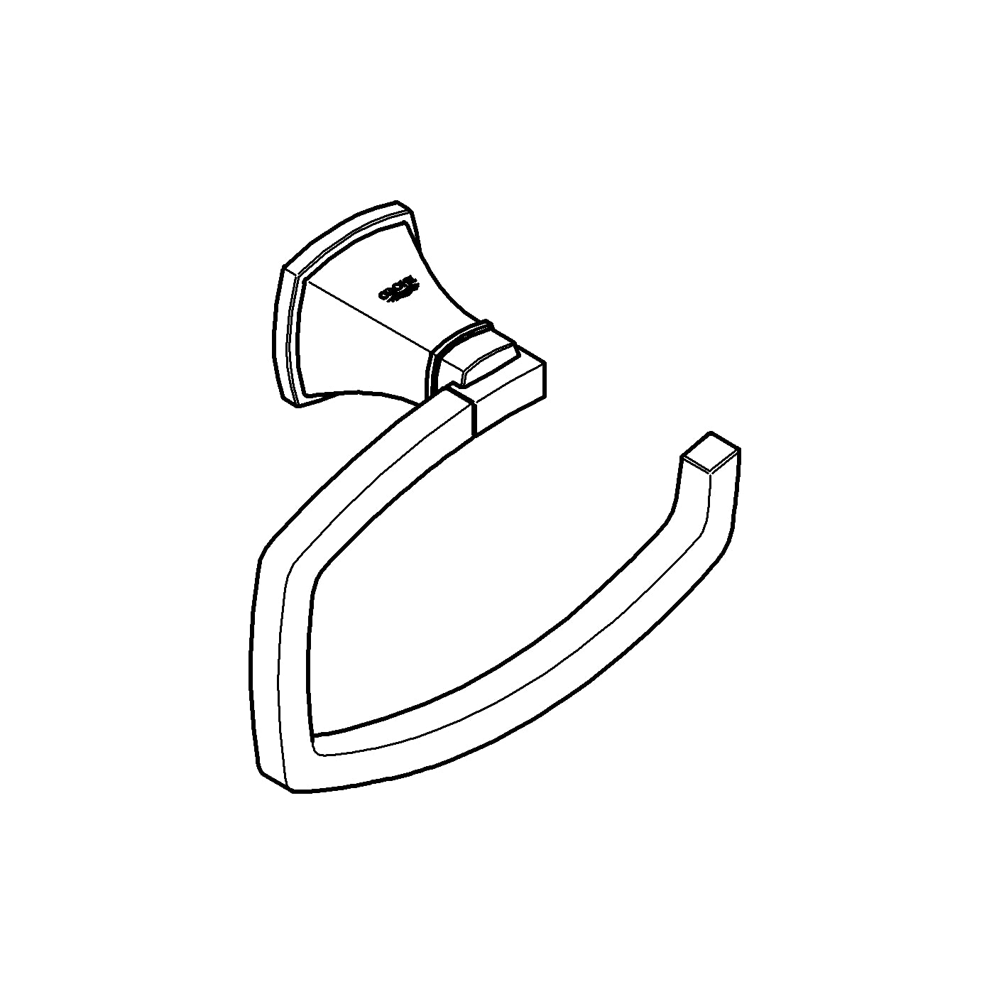 GROHE 40625EN0 - Soporte para papel