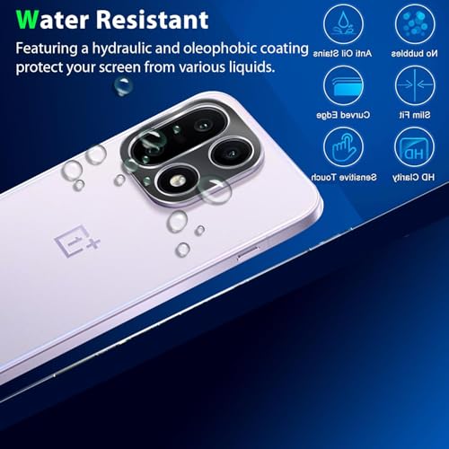 Image of PreCure [2 Pack Camera Lens protector for OnePlus 15 5G tempered glass Full Coverage,Case Friendly No-Bubble High Definition [Easy Installation]