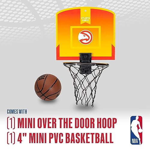Franklin Sports 79008F08 Nba Atlanta Hawks Mini Over The Door Basketball Hoop thumb #1