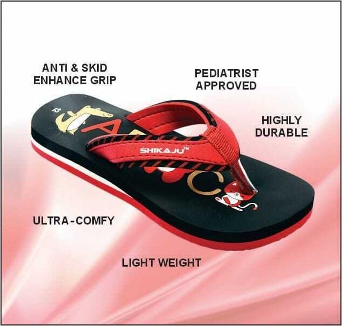 Image of Kids' Flip Flop Slippers, soft and Lightweight sole, Super Flexible, Comfortable & Arch Support, Durable Indoor and Outdoor Slippers