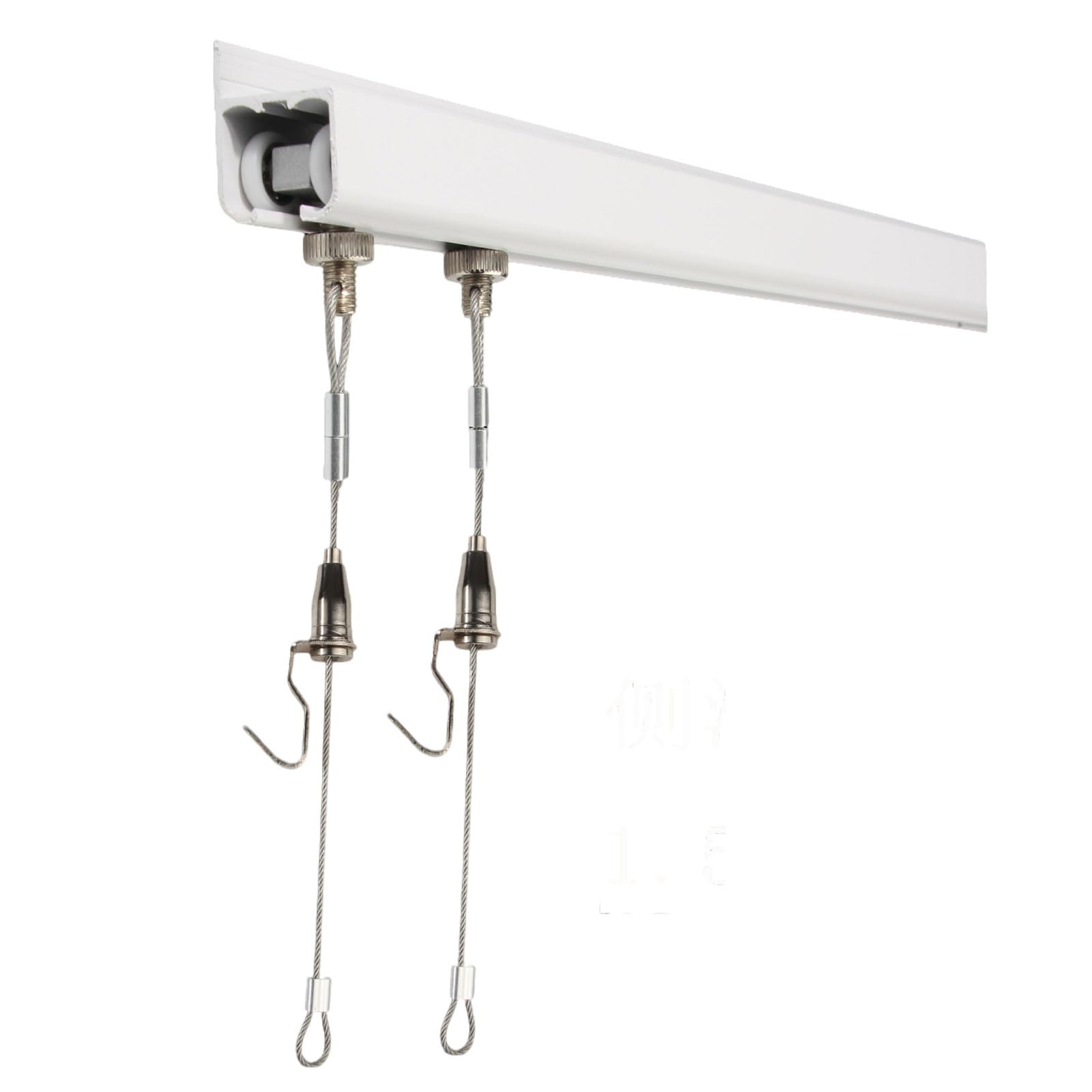 Rail pour Accrocher des Tableaux,SystèMe De Suspension De Cimaises,SystèMe D'Accrochage De Cimaise,Capacité De Charge éLevéE,Aux Salons,Couloirs,Galeries Chambres Et Bureaux
