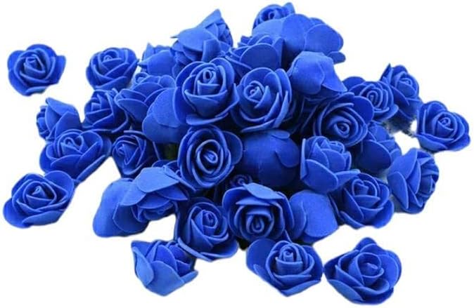 Raza_Fashion_HUB_||_Royal Blue Color Foam Artificial Flower Roses for Tiara Making, Decoration, Crafts || Artificial || Artificial Flowers ||