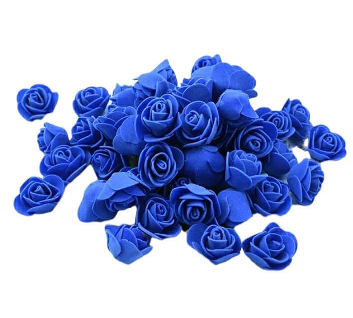 Raza_Fashion_HUB_||_Royal Blue Color Foam Artificial Flower Roses for Tiara Making, Decoration, Crafts || Artificial || Artificial Flowers ||