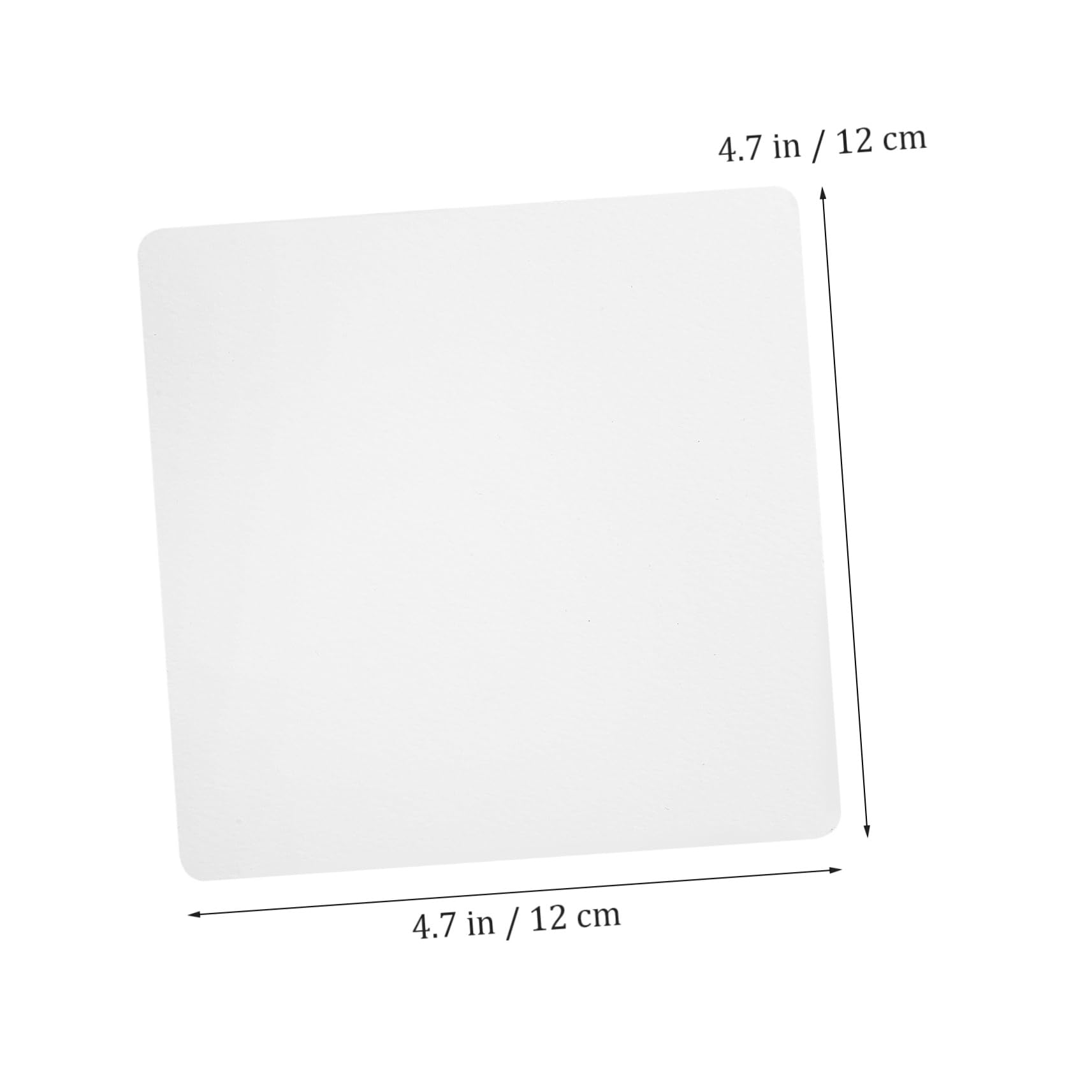 AGFELO 50 Pcs Watercolor Paper Cards Square White Drawing Paper for Strong Absorbency Tear Resistant for Creative Art Projects and Classroom Use