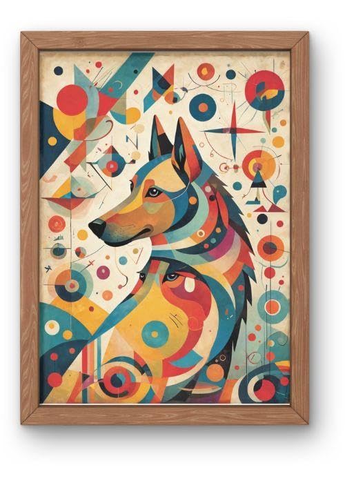 専用　絵画 『運河』 犬 アート 専用 絵画 『運河』 犬 アート 愛犬を現代アートに」愛犬を色