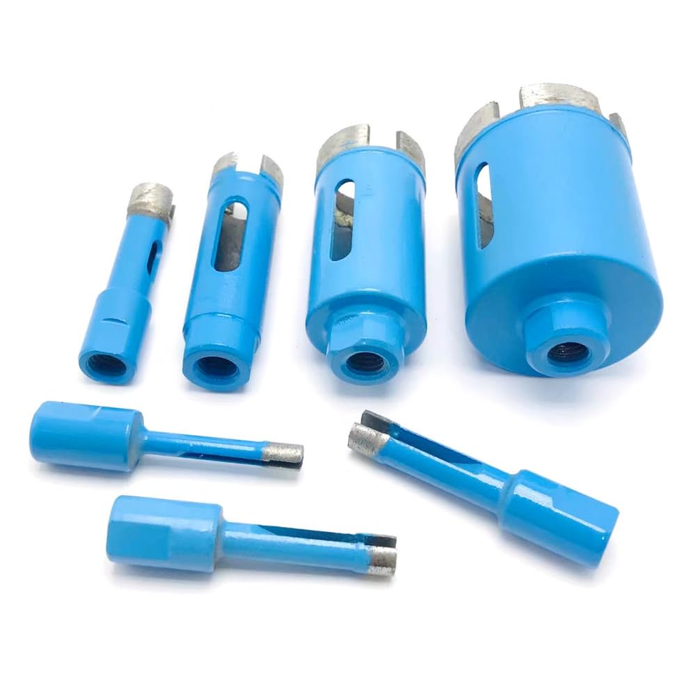 Seghetto per piastrelle, 1 pz M10 smerigliatrice angolare 6-75 mm punta da trapano diamantata blu sega carotatrice apri fori 8(18mm)