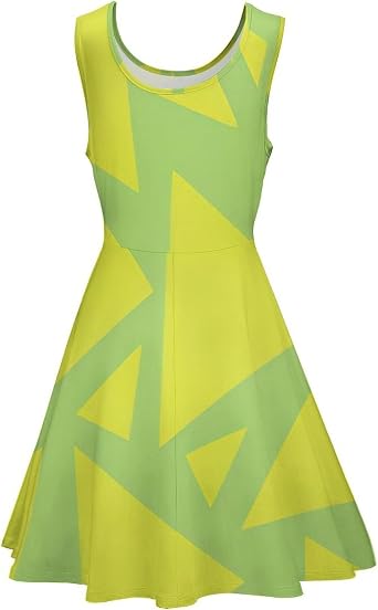 Women's Dresses Triangular Grid Casual Dresses Cover Ups Tank Top Dress