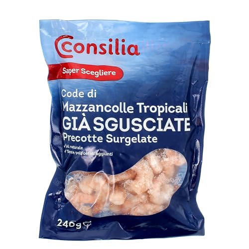 Consilia Code Di Mazzancolle Sgusciate, 240 g (Congelato)