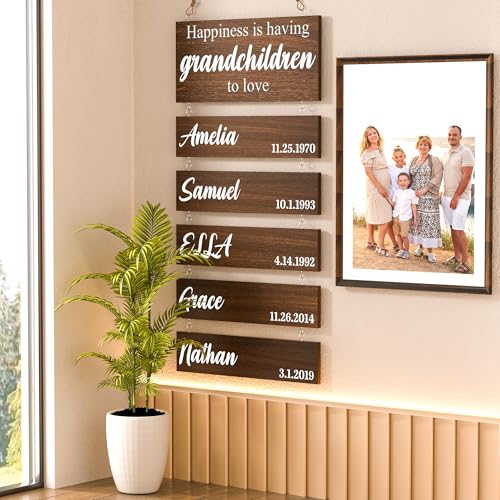 Personalized-Family-Name-Sign-Wall-Hanging-Custom-Decorative-Hanging-Wooden-Sign-with-1-10-Family-Names-Birthdates-Calendar-Reminder-Plaque-Family-Gifts-for-Mom-Grandma-Mothers-Day Personalized Family Name Sign Wall Hanging Custom Decorative Hanging Wooden Sign with 1 10 Family Names Birthdates Calendar Reminder Plaque Family Gifts for Mom Grandma Mothers Day