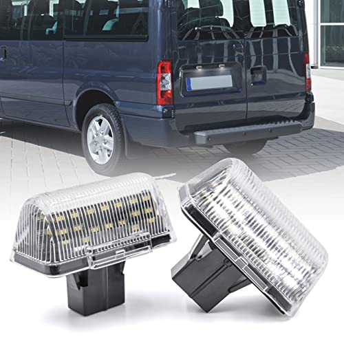DHCN 2 Stück LED-Kennzeichenbeleuchtung für Ford Transit MK4 MK5 MK6 MK