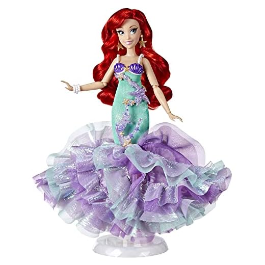 Disney Princess Style Series Ariel Fashion Doll, Deluxe Collector Doll with Accessories, The Little Mermaid Toy for Kids Ages 6 and Up