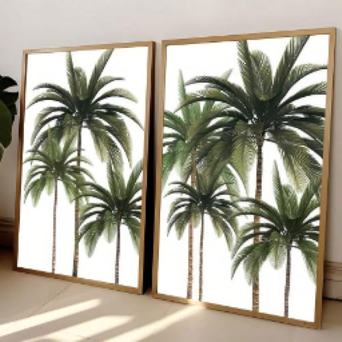 Decor esthetique de palmier pour transformer un mur vide en havre boho - 2