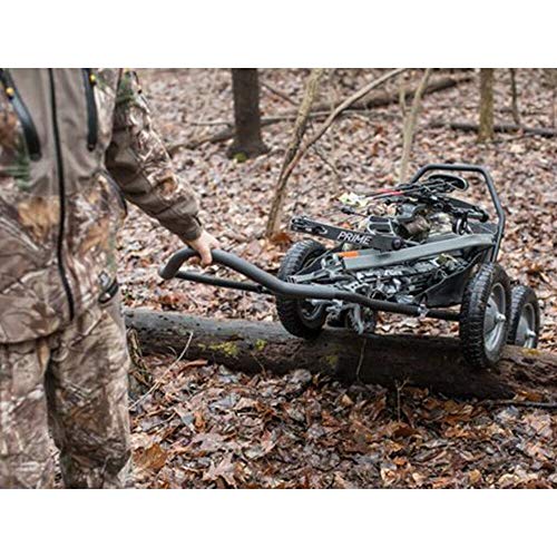 Heavy Loads Crawler Cart 500 Lb. Capacity Foldable Multi-Use Deer Recovery Cart, Black, Compact Storage, And Transport Utility Accessories #TOP5