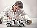 EROCK Exquisite Car Model 1/24 Benz G63 Off-Road Model Car, Zinc Alloy Pull Back Car with Sound and Light for Boys Girl Birthday Gift (White)