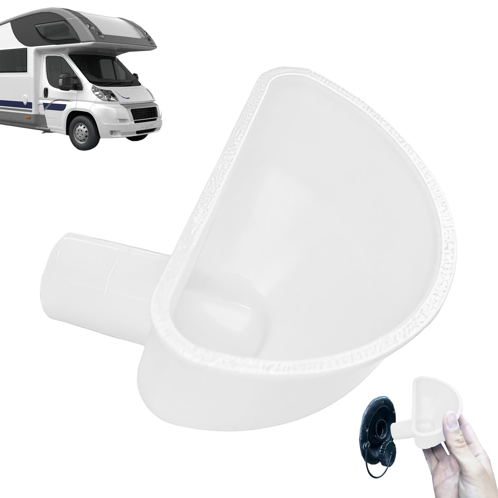 Wasser Einfüllstutzen Für Wohnmobile Mit Überlaufschut, 3D Wohnmobile Wassertrichterfüller Für Wohnwagen, Überlaufsicherer Einfülltrichter Für Wassertanks, Van, Anhänger, Caravan, Reisen, Picknick