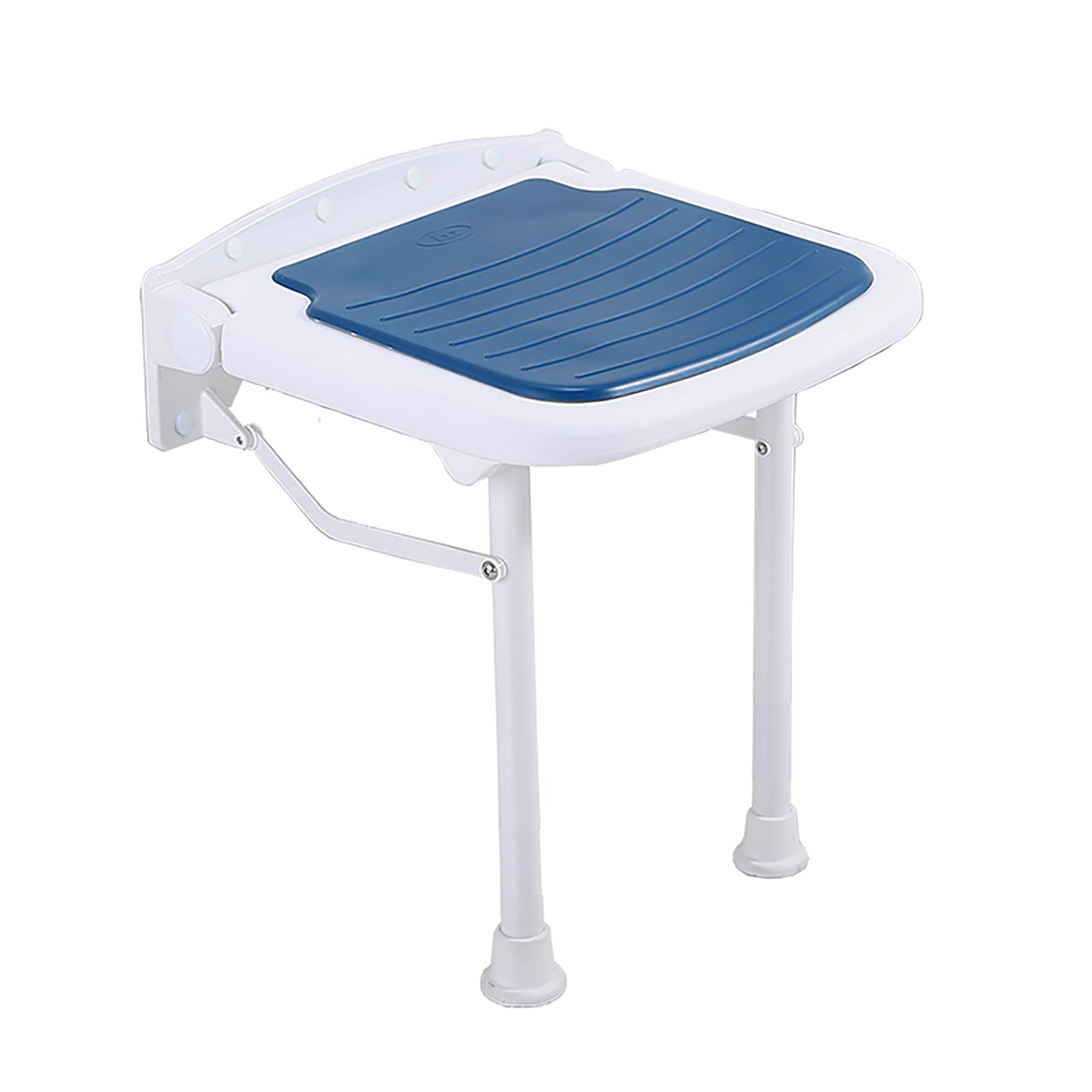 Asiento de Ducha montado en la Pared, Asiento Plegable con Patas abatibles, Ducha Segura en el baño, Ancianos, discapacitados, discapacitados