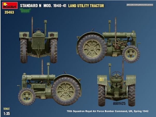 Miniart 1:35 - Tracteur Utilitaire terrestre N Green Mod 1940-41