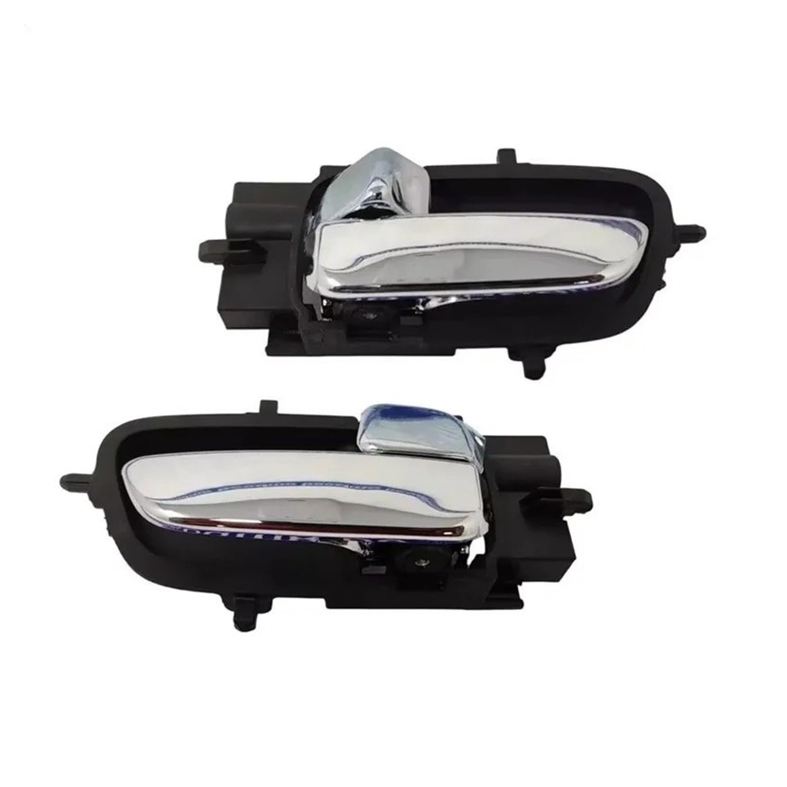Wjwftcmk Left Right Chrome Inside Interior Door Handle 82610-1J000,82620-1J000 for Hyundai for I20 2008 2009 2010 2011 2012 2013 2014 2015 Left Handle(1 Pair)