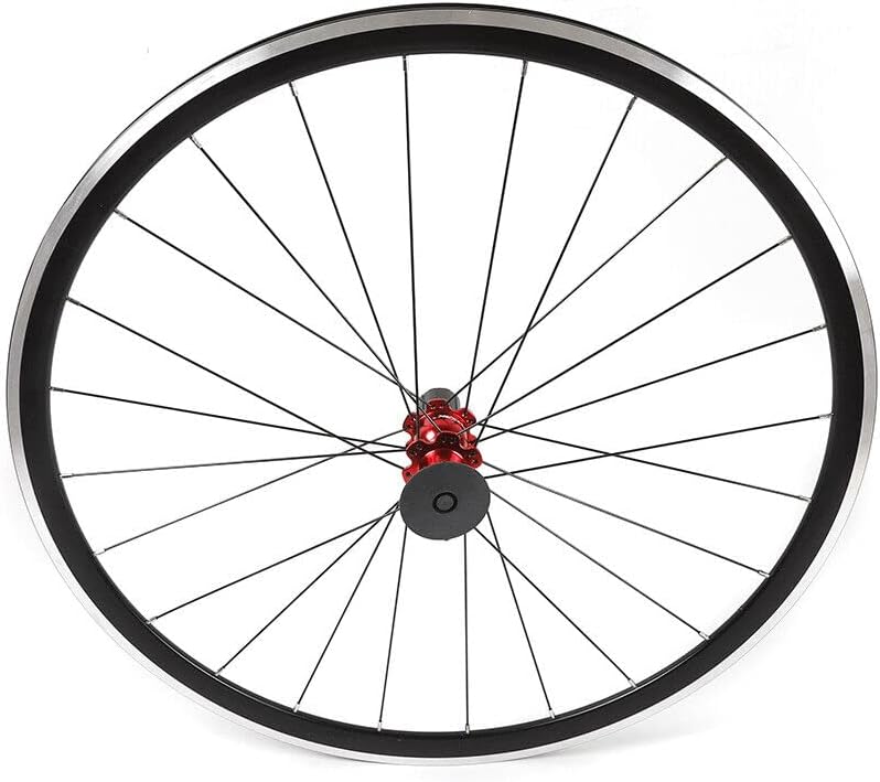 700C Wheelset Road Bike Front Rear Bicycle Wheel Set Ultra-Light Aluminium Alloy Front Rear Bike Wheels 7/8/9/10/11 Speed Cassette, Rims Height 30mm C/V Brake (700C Bike Wheel)