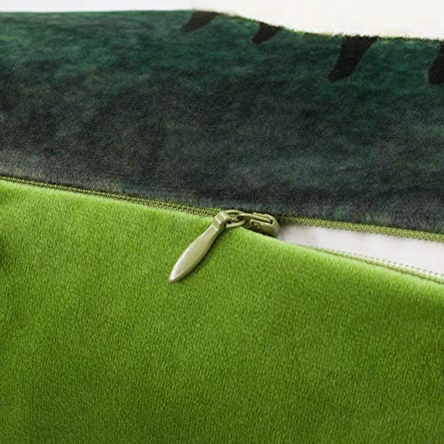 Oiseauvoler Decorative Throw Pillow Cover Sheep Craft Abstract Animal Square Accent Pillow Case Cushion Cover For Sofa Couch Farmhouse Home Decor 18X18 Inch Green #TOP5