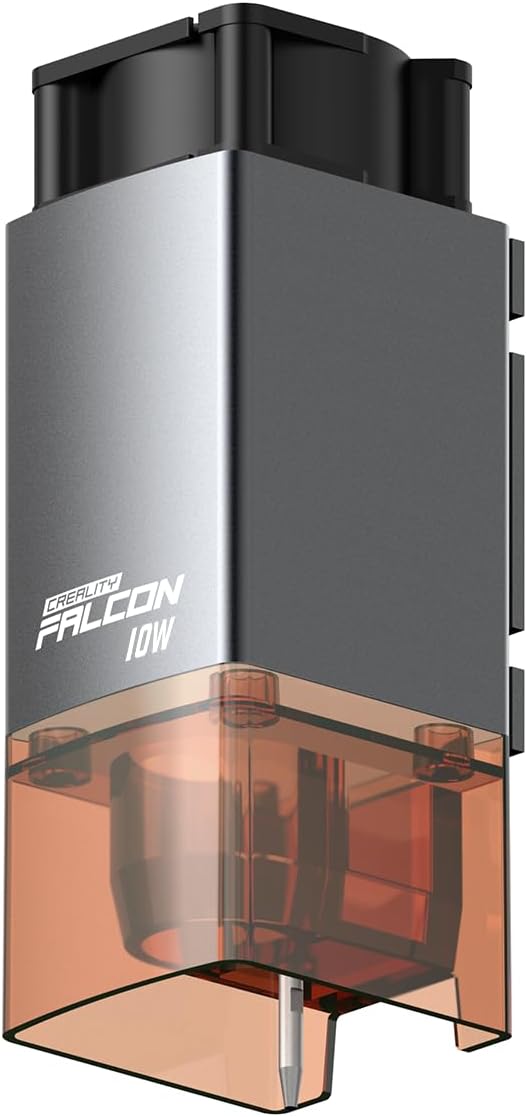 Creality Falcon A1C 1.2W IR Laser Module, 1064nm Infrared Laser for Metal Engraving & Marking, Compatible with Falcon A1C, Anodized Aluminum, Stainless Steel, Titanium, Brass & Copper