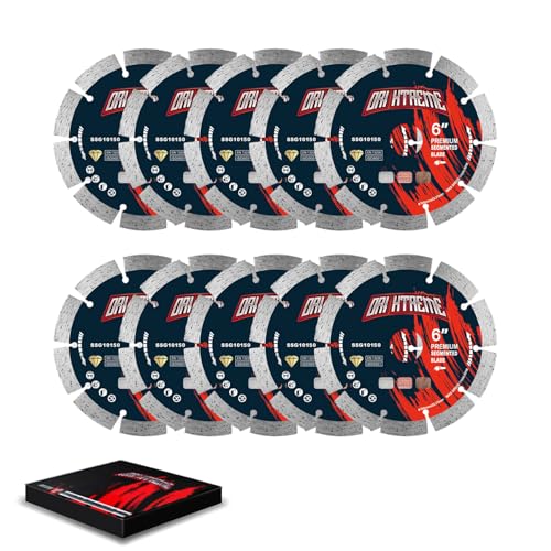 Image of 6 Inch Diamond Saw Blade 10Pcs, General Purpose Segmented Blade