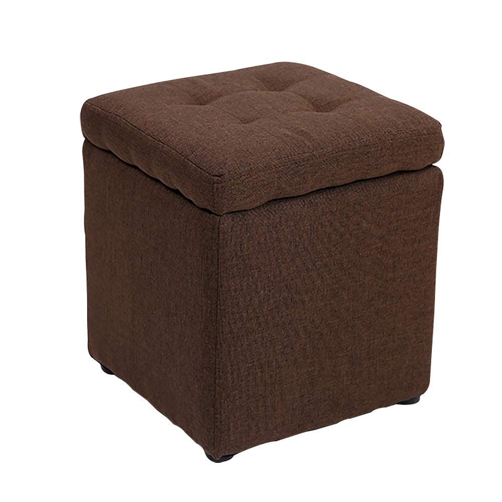 Pouf de rangement contre le désordre : petit cube café astucieux