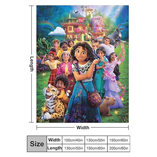 Ultra-Soft Anime Blanket Lightweight Cartoon Throw Flannel Blankets Comfortable Bedding For Kids Girls Boys And Adults For Bed Sofa Living Room All Season 80"X60" #TOP2