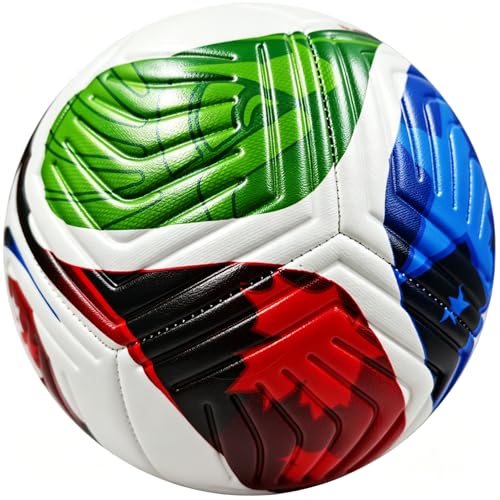 Soccer Ball Size 5 Training Soccer Football for Indoor Outdoor Training Soccer Match Ball for Playground Players Competition Test