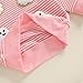 SAYOO Toddler Baby Boy Girl Halloween Outfit Ghost Pumpkin Embroidery Waffle Knitted Sweatshirts Pullover Kids Fall Clothes (Pink, 12-18 Months)