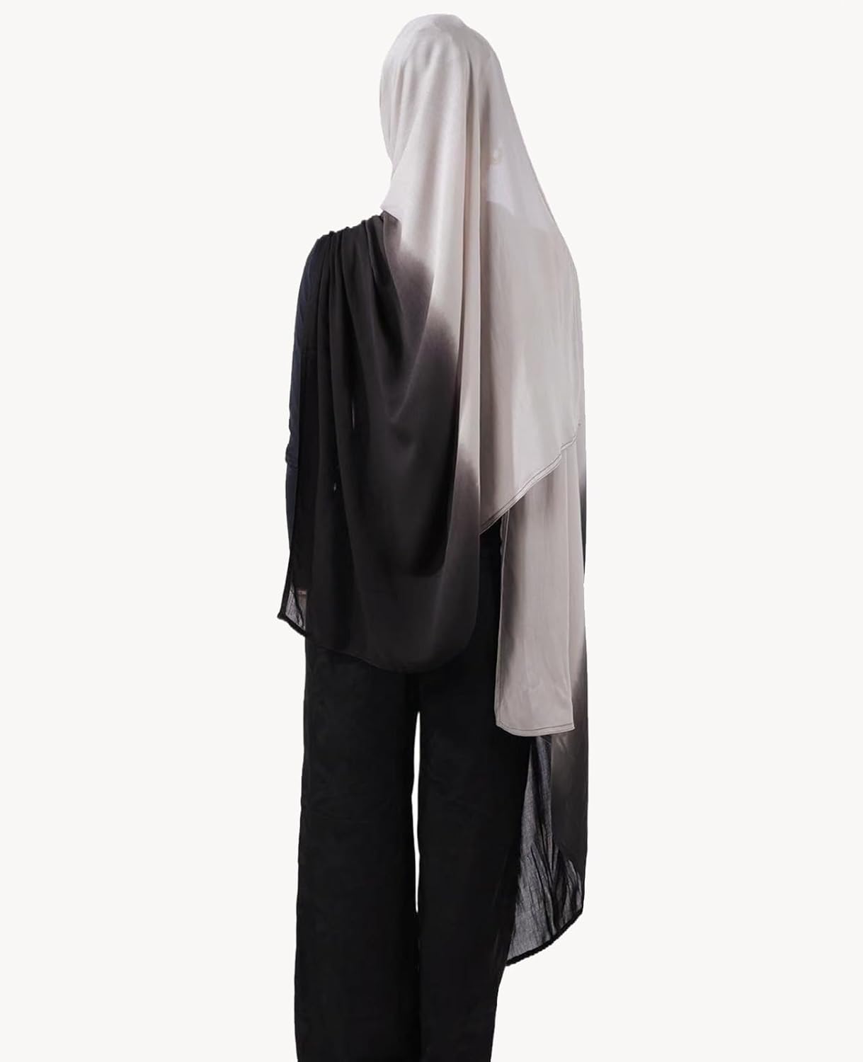 Special Ombre Modal Cotton Hijab Scarf for Women, Graceful Gradient Muslim Head Scarfs - Image 7