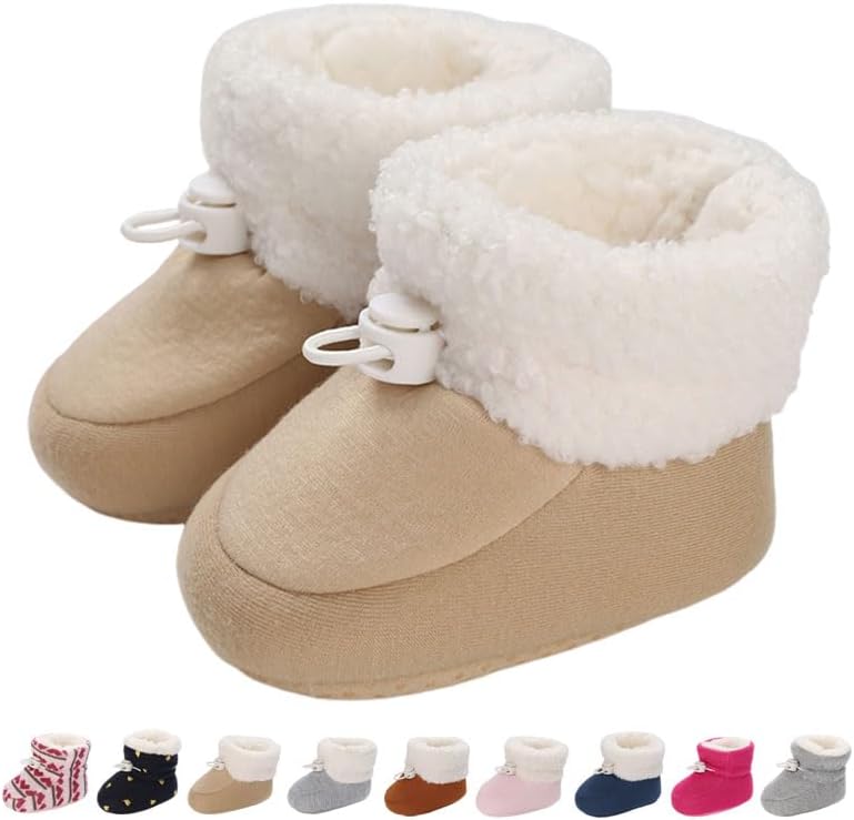 Pantofole Morbide Per Bambine E Neonati, In Cotone, Suola Piatta E Calda - Perfette Per Piccoli Piedini