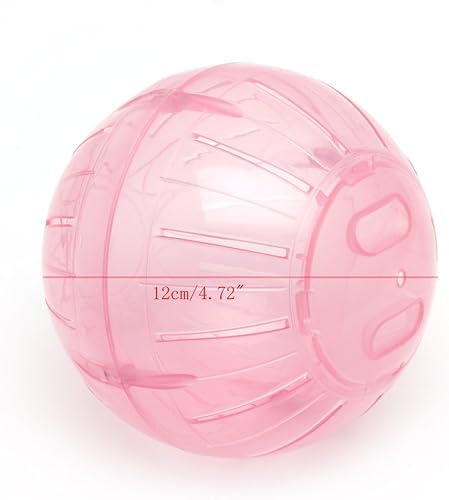 Miniatura 2 de Youngy 4.7 in Colorido Run-About Ejercicio Pelota Claro Hámster Ratón Ratón Juguete Plástico