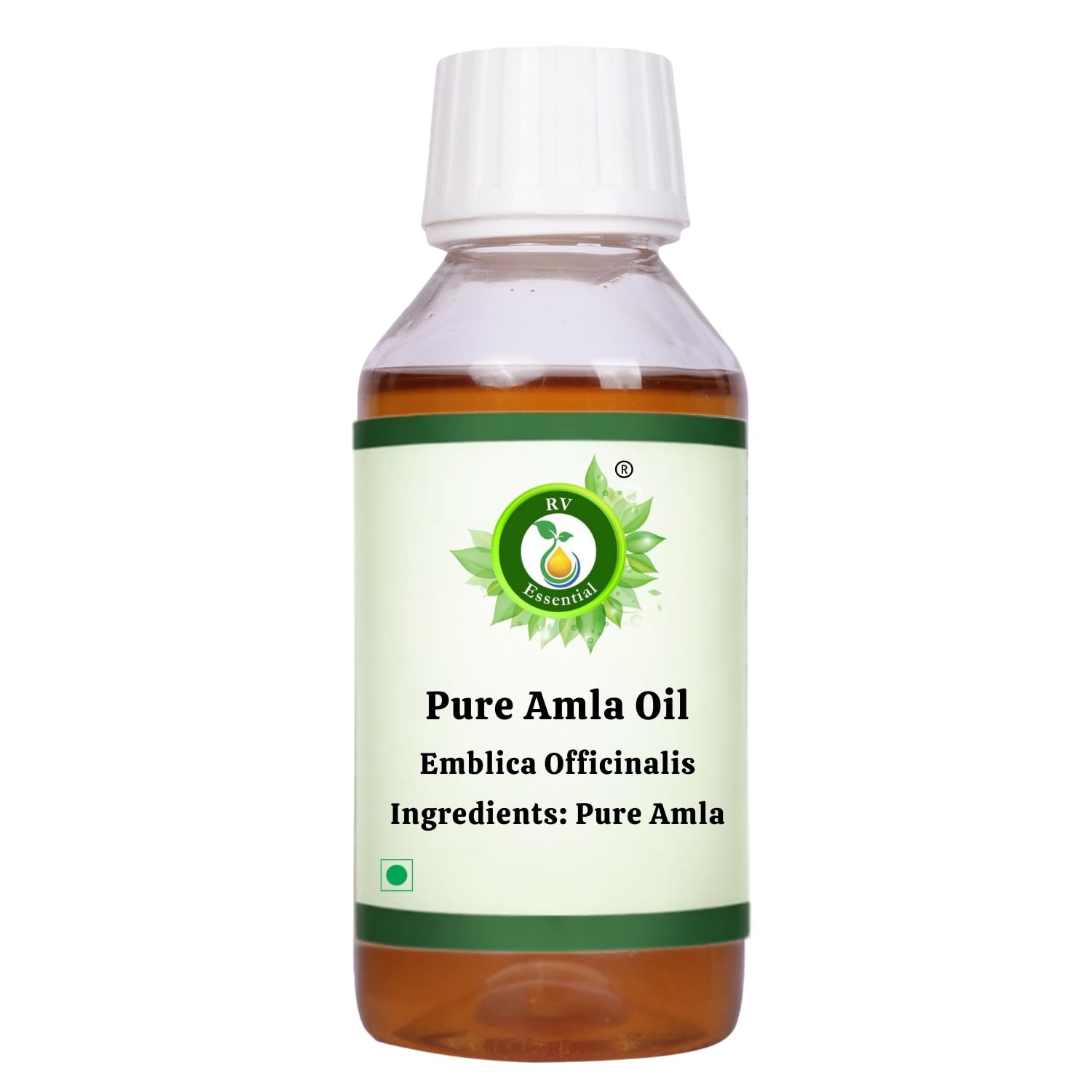 R V Essential Huile de Amla pur 100ml (3.38oz) - Emblica Officinalis (100% pur et Série d'herb rares naturelles) Pure Amla Oil