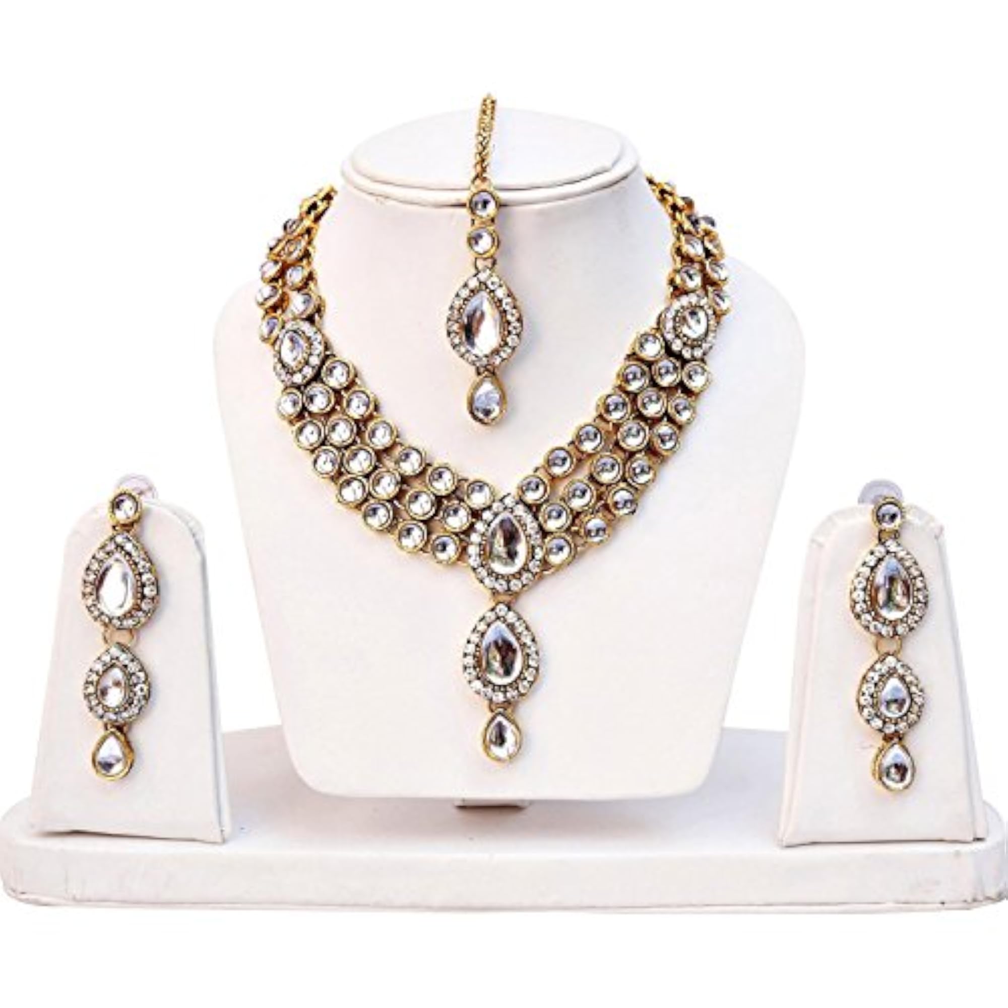 Fancy Kundan Traditional Necklace Jewellery Set