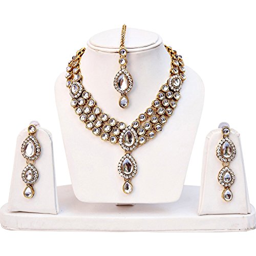 Fancy Kundan Traditional Necklace Jewellery Set