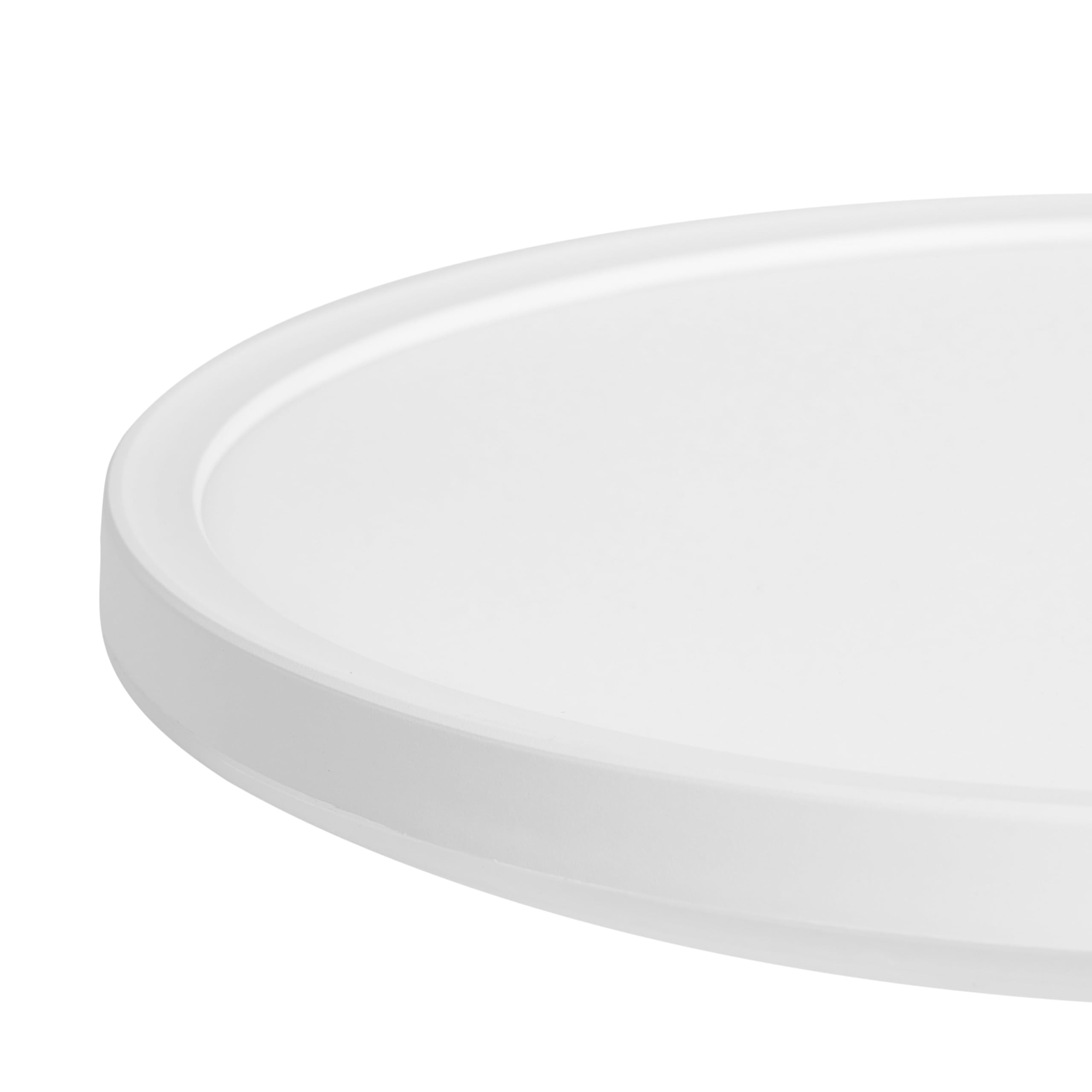 Lampa sufitowa płaska plafon okrągły LED panel natynkowy 42 cm biały Velora