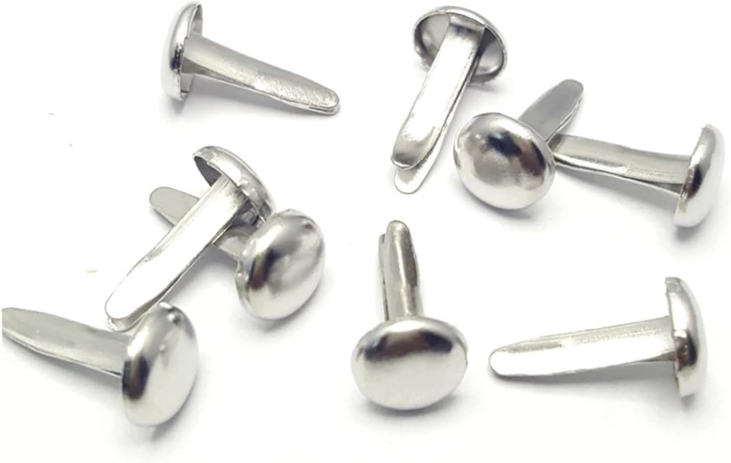 500pcs 8mm Metal Brads Scrapbook Accessory for Wedding Favor Paper