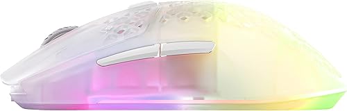 Vista 8 de SteelSeries Aerox 3 Wireless - Mouse para juegos súper ligero - Sensor óptico de aire TrueMove de 18.000 CPI - Diseño ultra ligero resistente al