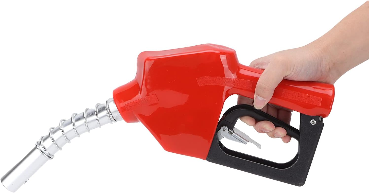 Auto Shut Off Fuel Nozzle - 1 Inch 19L/Min 0.20Mpa Car Filling Nozzle for Oil, Kerosene