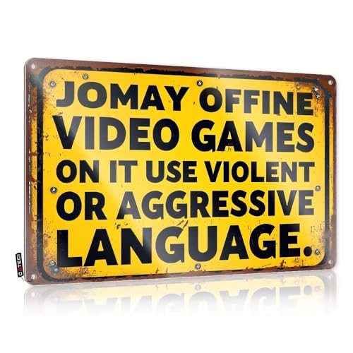 Beer Tin Signs Vintage Sets Jomay Offline Video Games. Tin Sign Outdoor Signs And Decor Metal Signs For Home Bar(30X40CM)