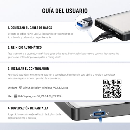 Teleprompter 11" con monitor para Windows y MacOS prompter X11 2