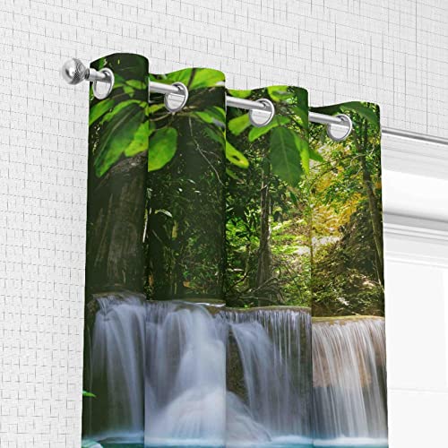 Rideaux en cascade de forêt pour séparer une pièce sans travaux