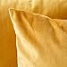 MIULEE Velvet Decorative Throw Pillow Cover Soft Soild Euro Square Cushion Case Modern Home Decor for Sofa Bedroom Car 24 x 24 Inch 60 x 60 cm Gold