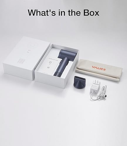 Vista 9 de 15000mAh Cordless Hair Dryer Rechargeable with Digital Screen, Travel Hair Dryer with Magnetic Nozzle, 4 Mode Portable Hair Blow Dryers for Women