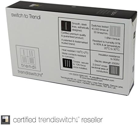 Trendi Switch 2 Gang Artistic Modern Glossy 13 Amp Short USB Switched Plug Socket Black x 4 Trade Pack (ART-SKT213USBBK-P4)