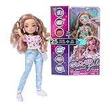 Far Out Toys GLO-UP Girls Tiffany Blonde Fashion Doll, 25 Fabulous Suprises, Accessories, Purses, Ba