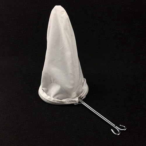 Miniatura 5 de Cabilock Bolsa de filtro de tela de franela de acero inoxidable con anillo de té reutilizable para té de hojas sueltas